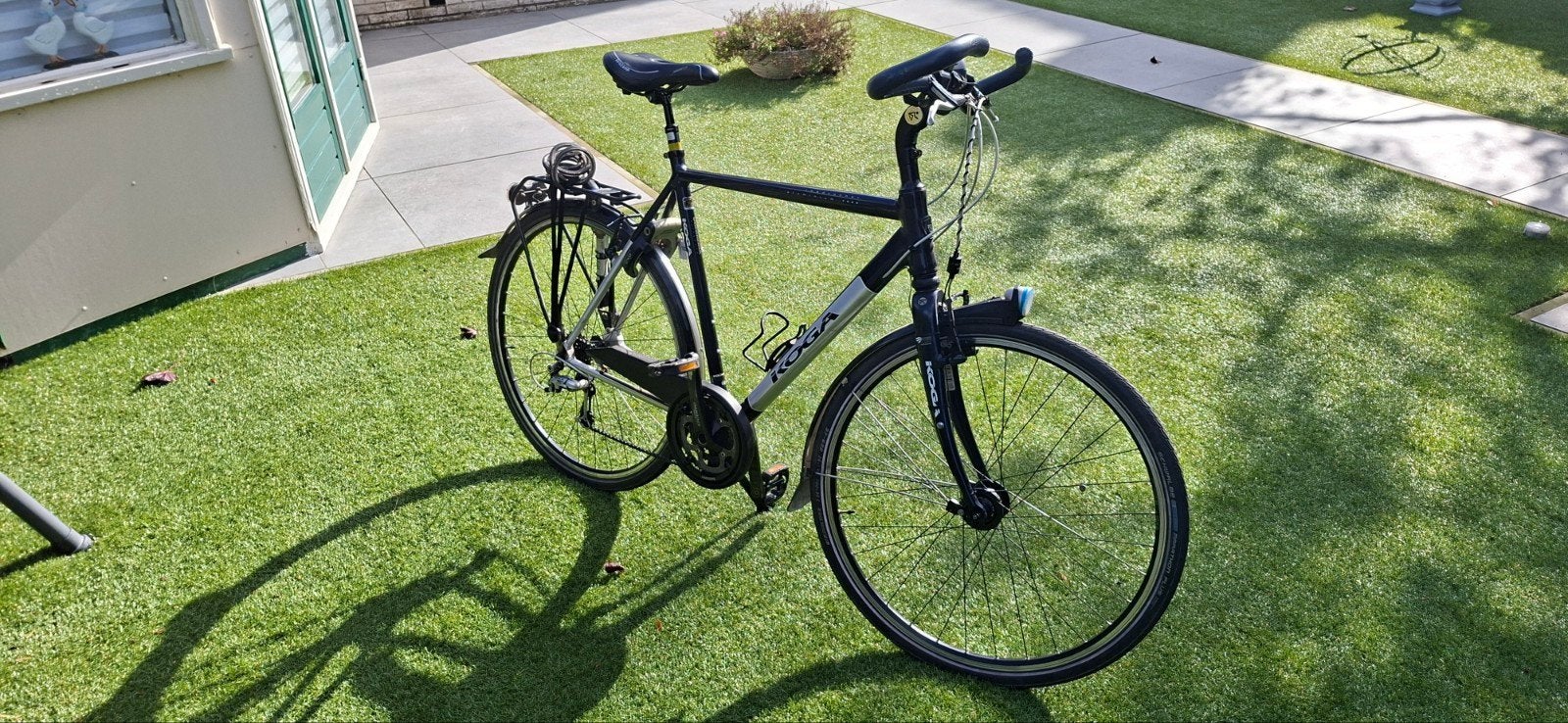 KOGA MIYATA HYBRIDE MODEL ROADRUNNER FRAME 60, 28 inch, Gebruikt, Vering, Velgrem