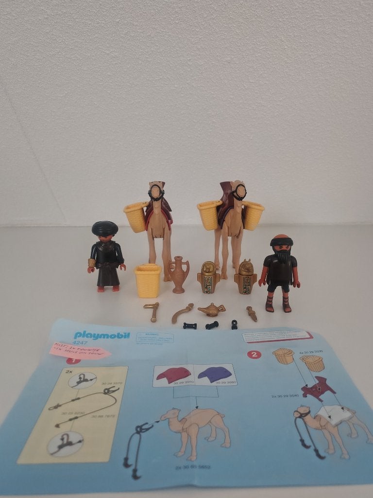 Playmobil 4247 - Grafrovers met kamelen, Gebruikt, Complete set, Overige typen, Ophalen of Verzenden