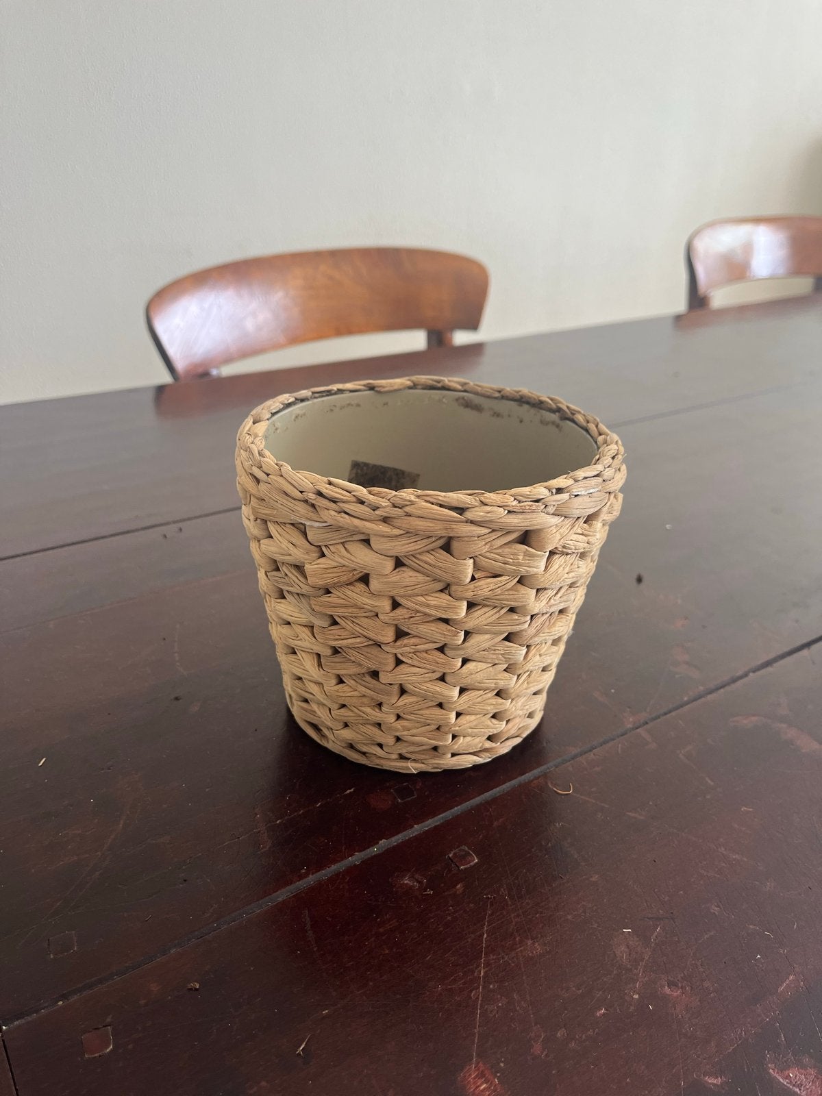 IKEA Fridfull rieten plantenbak (12x14 cm), Tuin en Terras, Bloembakken en Plantenbakken, Ophalen, Overige materialen, Gebruikt