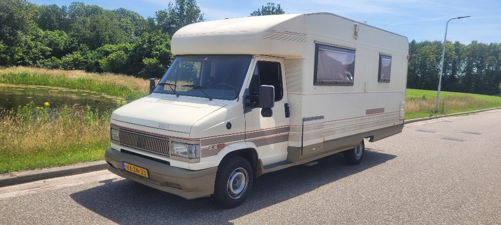 Dethleffs H642 haf integraal camper, Ringverwarming, Bedrijf, Half-integraal, Achteruitrijcamera
