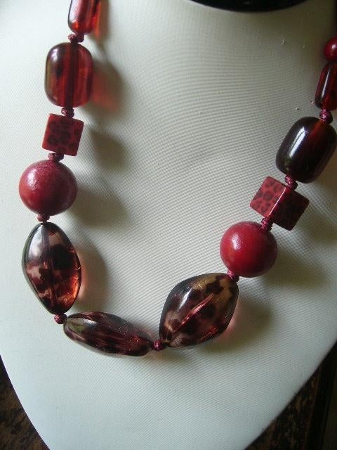 VINTAGE KETTING MET MOOIE KRALEN, Verzenden, Overige materialen, Ketting