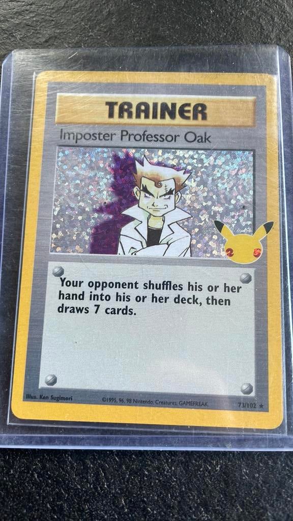 Imposter Professor Oak 73/102 Pokemon, Ophalen of Verzenden, Zo goed als nieuw