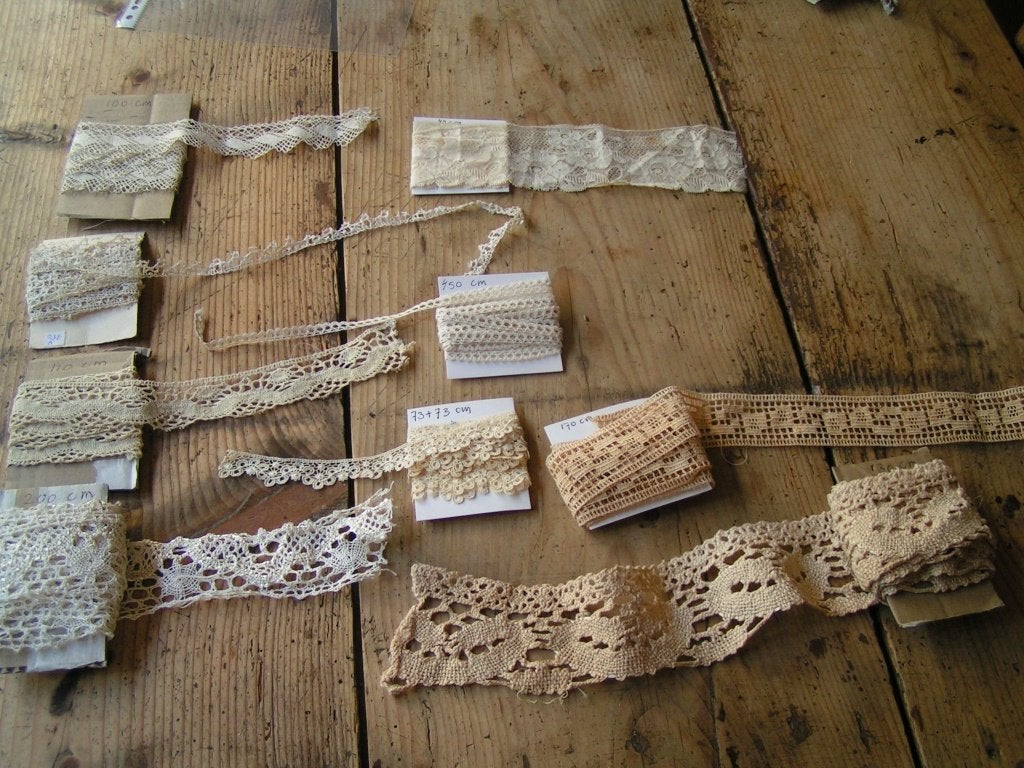 antiek kant ruim 15 meter nr ZZ 1338, Hobby en Vrije tijd, Naaien en Fournituren, Verzenden, Nieuw, Kant