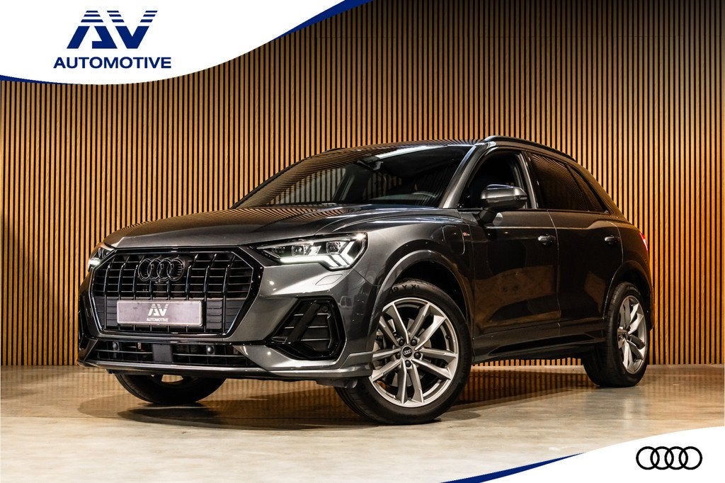 Audi Q3 45 TFSI e 245 PK S edition | 360 Camera | ACC | S-Li, Auto's, Audi, Gebruikt, Leder en Stof, 245 pk, Hybride Elektrisch/Benzine