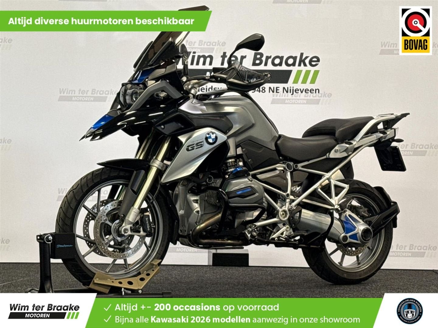 Bmw R 1200 GS ABS (bj 2015) 102,039 km, 2 cilinders, Motorrijbewijs A, Bedrijf, Meer dan 35 kW