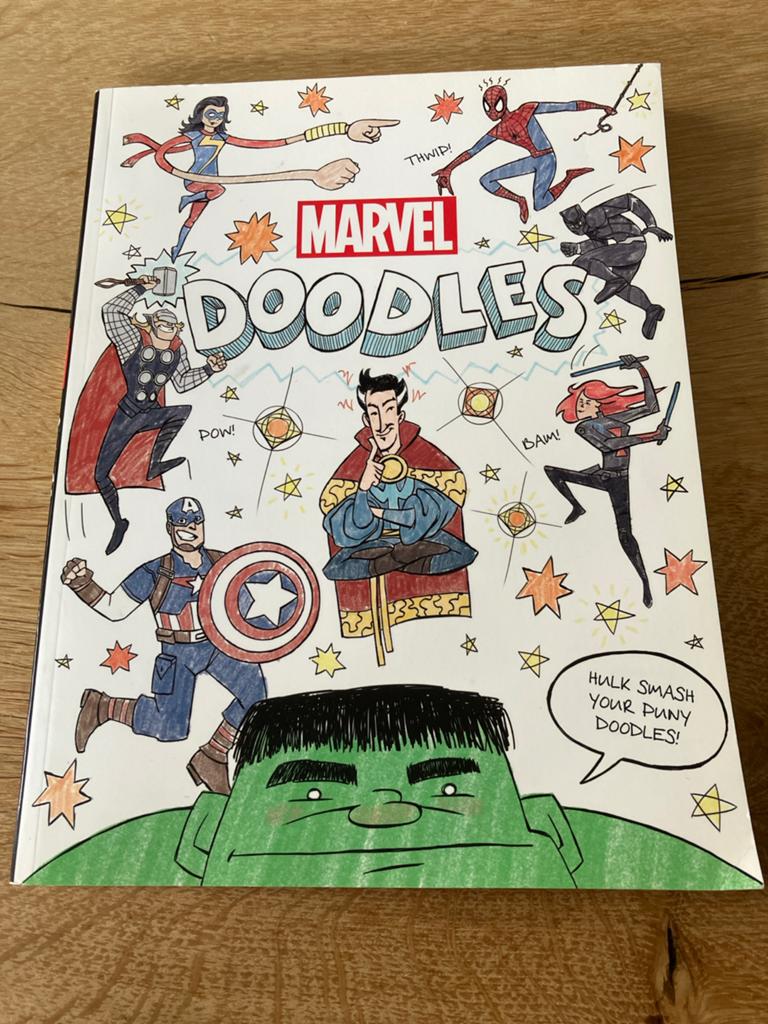 Marvel Doodles: Teken, kleur en creëer je eigen avonturen, Boeken, Sprookjes en Fabels, Ophalen of Verzenden, Nieuw