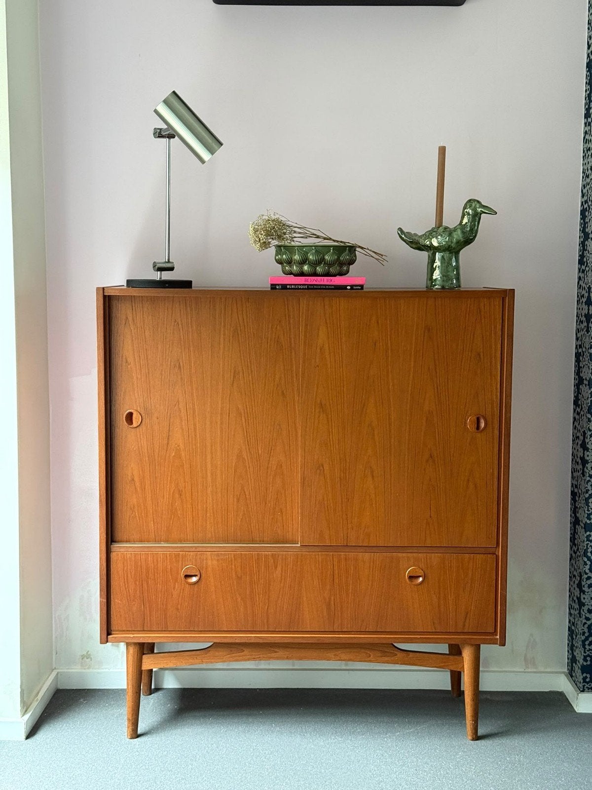 Vintage Teak Dressoir met Schuifdeuren - Ernst Meyer 1962, Ophalen