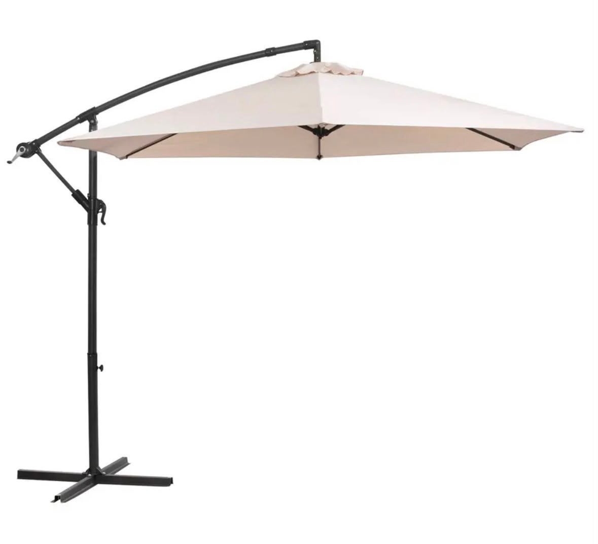 Zweef parasol Brava, Tuin en Terras, Ophalen, Zo goed als nieuw, 3 tot 4 meter, Zweefparasol