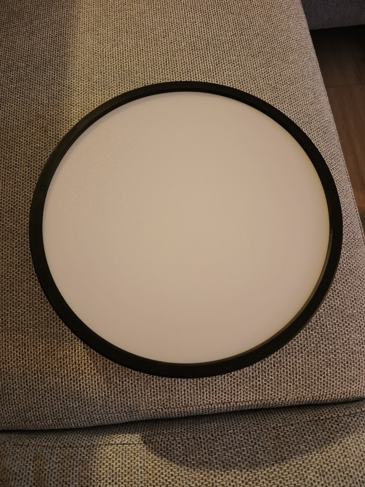 plafondlamp led karwei 30 cm, Ophalen, Zo goed als nieuw