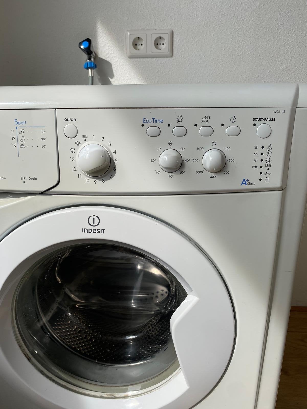 Indesit Wasmachine - Betrouwbaar en Compact, Ophalen, Gebruikt, Voorlader, Kort programma