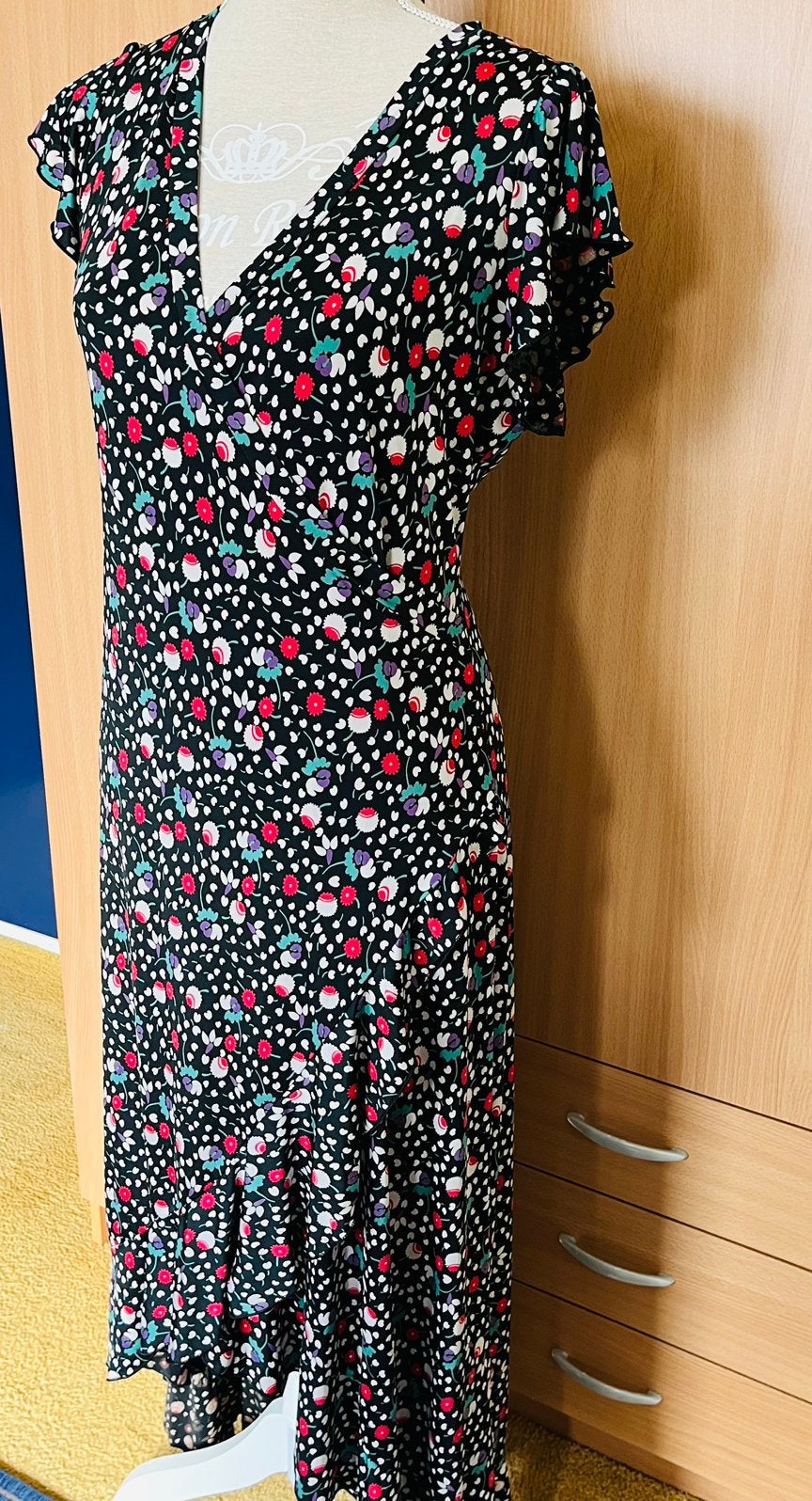 Paprika lange jurk maat M, Kleding | Dames, Maat 38/40 (M), Zwart, Ophalen of Verzenden, Zo goed als nieuw