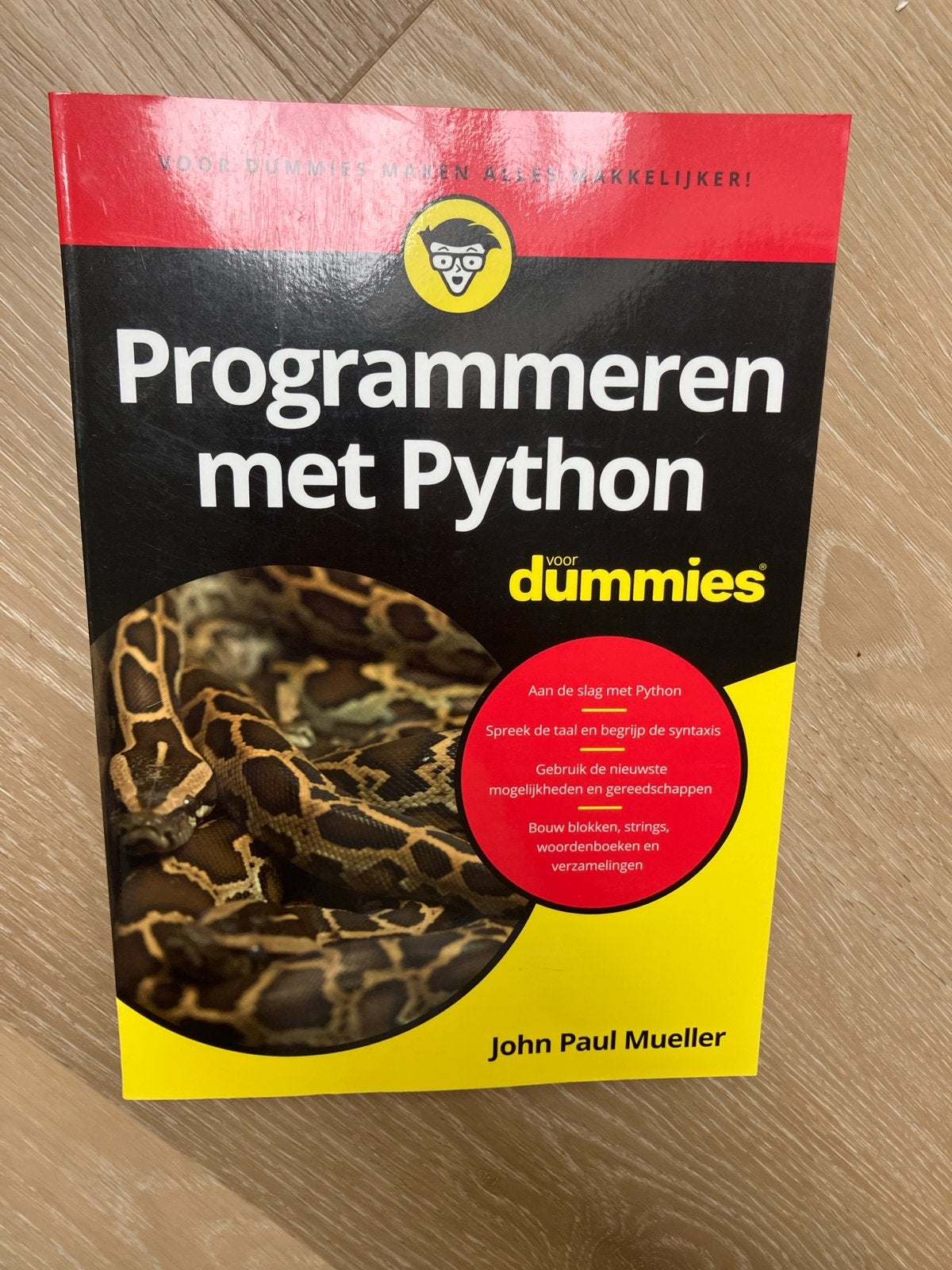 Programmeren met Python voor Dummies - John Paul Mueller, Ophalen of Verzenden, Zo goed als nieuw, Programmeertaal of Theorie