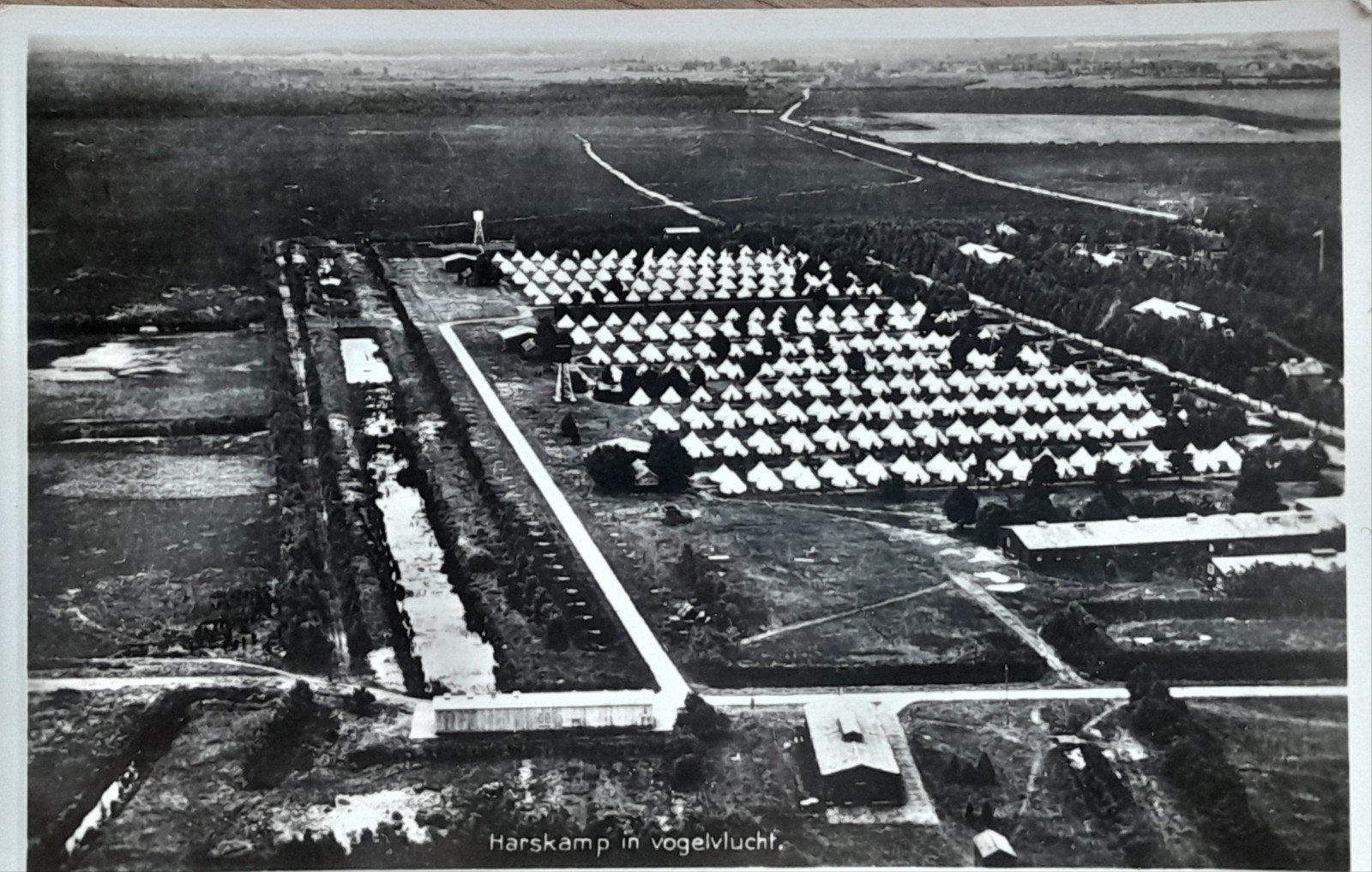 fotokaart Harskamp, Ophalen of Verzenden, 1920 tot 1940, Gelopen, Gelderland