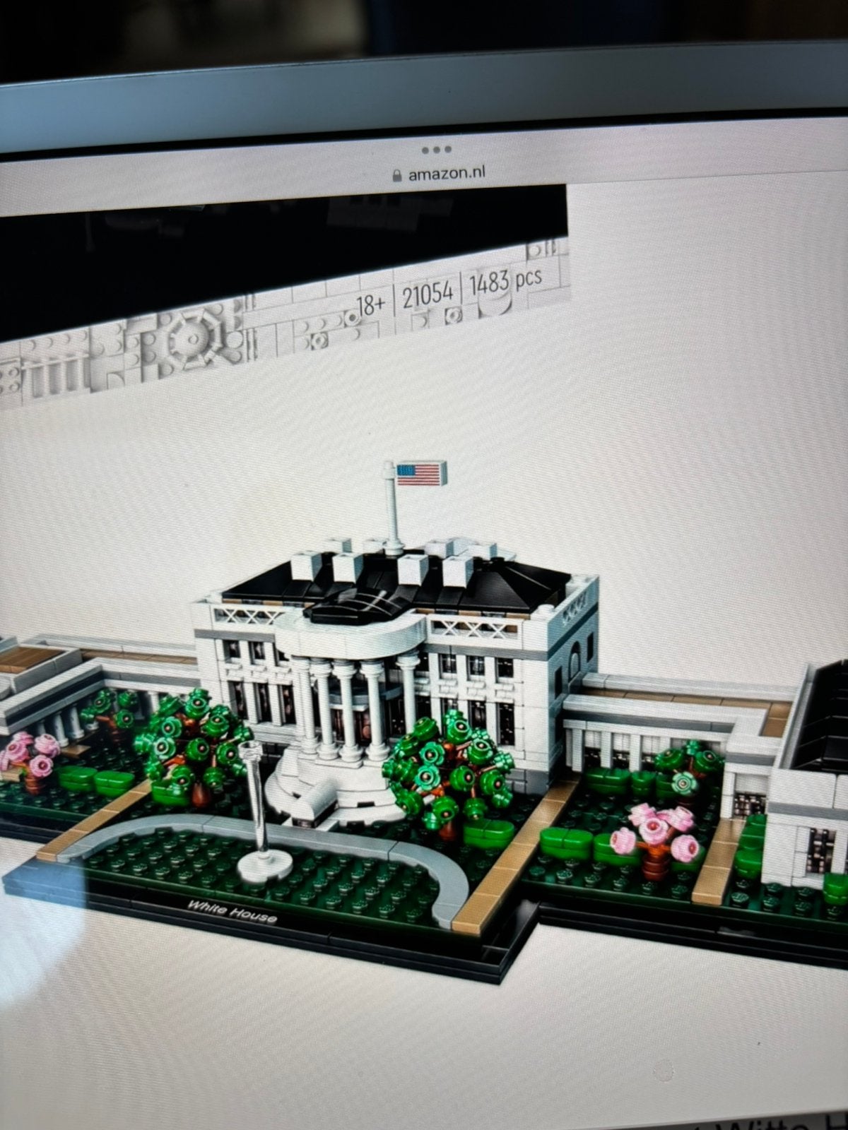 Lego  architecture het Witte Huis 21054, Ophalen of Verzenden, Zo goed als nieuw