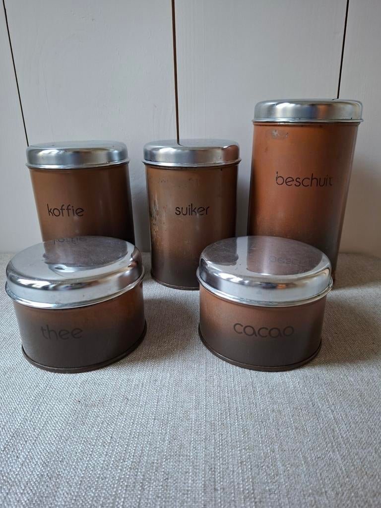 Brabantia voorraadblikken set, Ophalen of Verzenden, Gebruikt