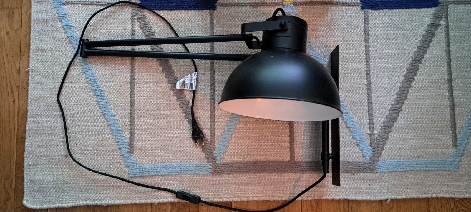 Wandlamp Morris zwart (Karwei), Ophalen of Verzenden