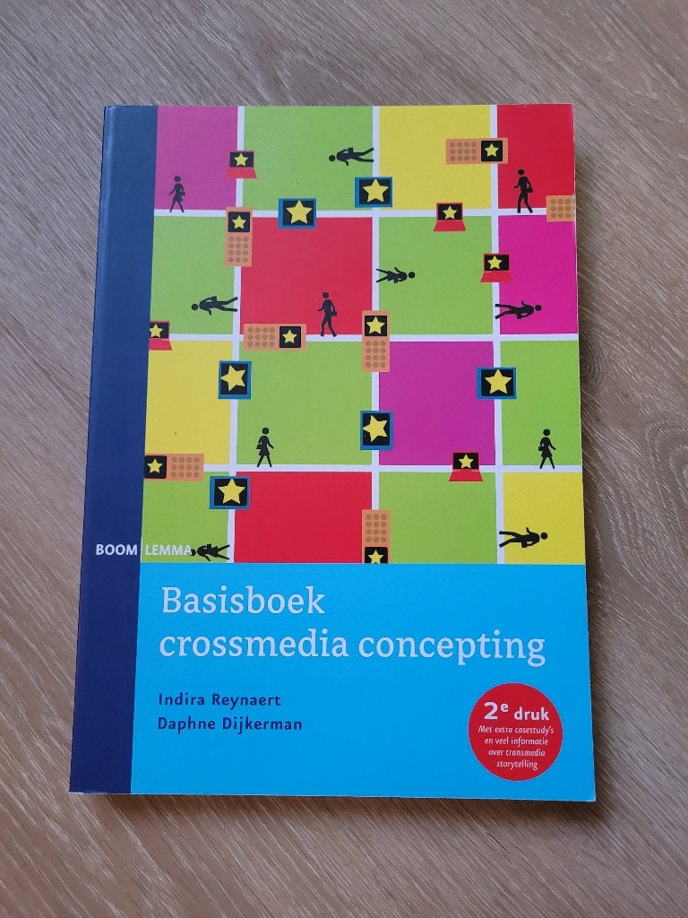 Basisboek crossmedia concepting - Reynaert en Dijkerman, Indira Reynaert, Daphne Dijkerman, Zo goed als nieuw, Gamma, HBO