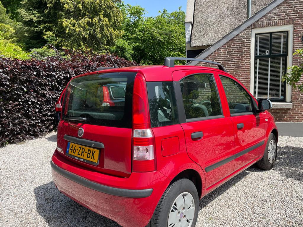 Fiat Panda 1.2 Dualogic 2008 Rood, Stof, 840 kg, Origineel Nederlands, 19 km/l