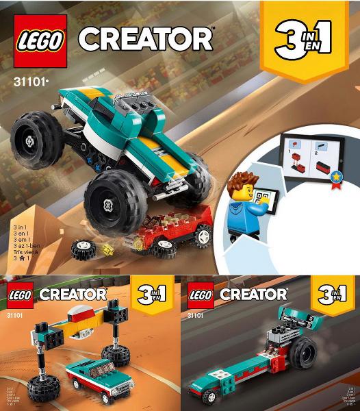 Lego | Creator | 3in1 | Monstertruck | 31101, Lego, Lego, https://legohouse.com/en-gb/info/contact-us/, Ophalen of Verzenden