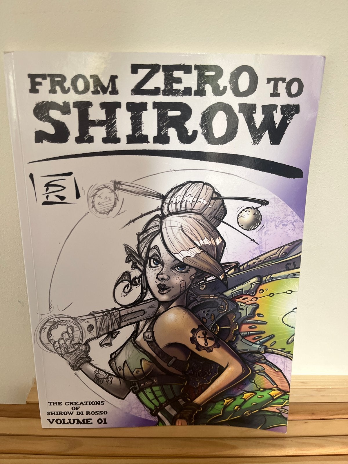 Artbook From Zero to Shirow + Gesigneerd + Yoda Tekening, Eén stripboek, Ophalen of Verzenden, Zo goed als nieuw