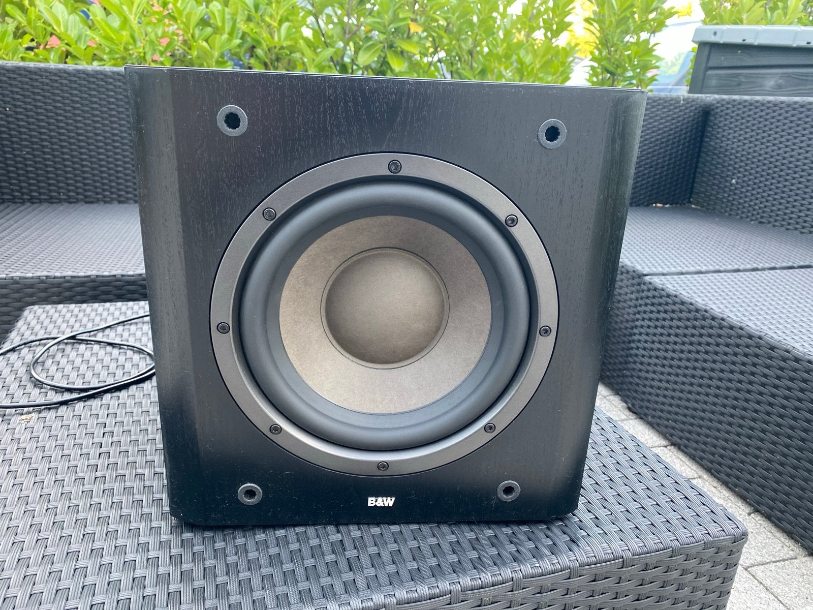 B&W ASW 600 Subwoofer in nette staat, Audio, Tv en Foto, Luidsprekers, Subwoofer, Zo goed als nieuw, Bowers & Wilkins (B&W), Basreflex