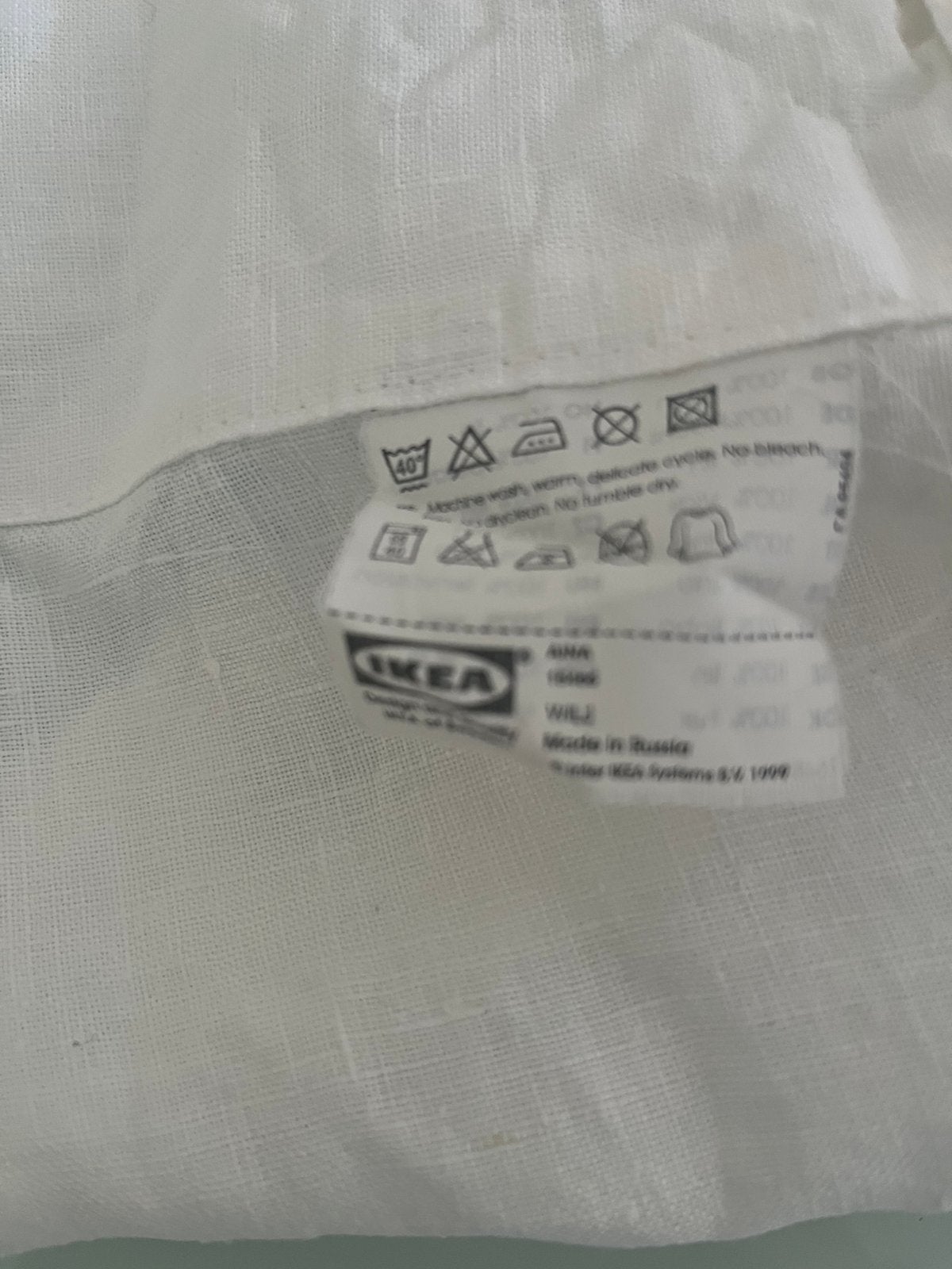 Ikea Aina Gordijnen te koop 6 stuks, Overige materialen, Gebruikt, Verzenden, 135 cm