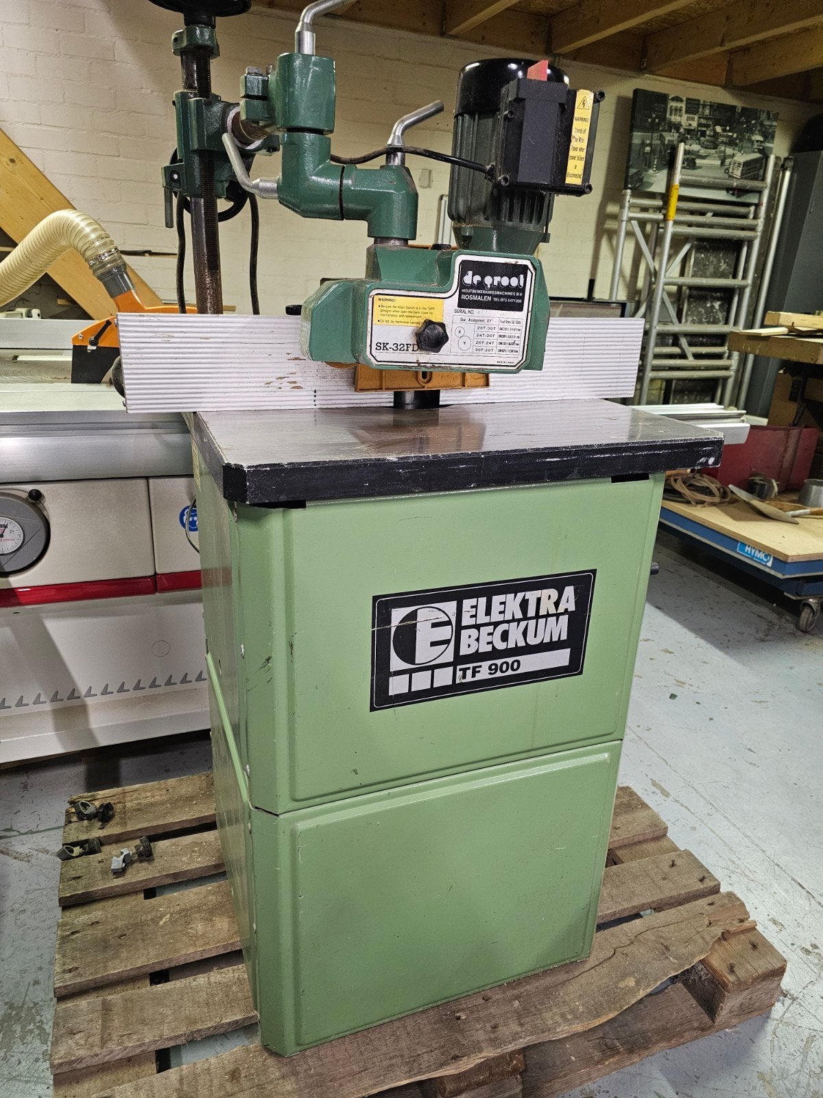freesmachine met aanvoerapparraat, Ophalen, Elektra Beckum / Metabo, Gebruikt, Overige soorten