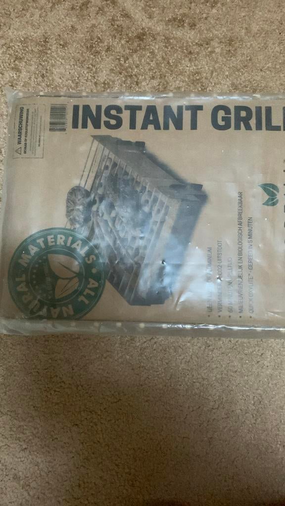 Instant Grill - Klaar in 5 minuten, 60 minuten grillen, Ophalen of Verzenden, Nieuw