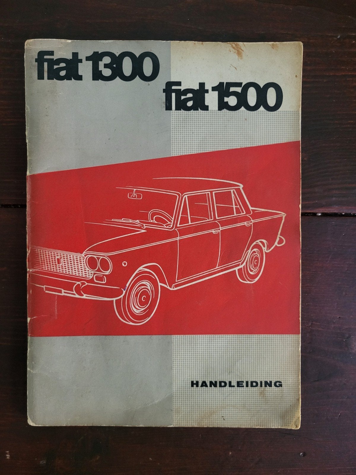 Boekje Handleiding oldtimer Fiat 1300 / 1500 1962, Ophalen of Verzenden