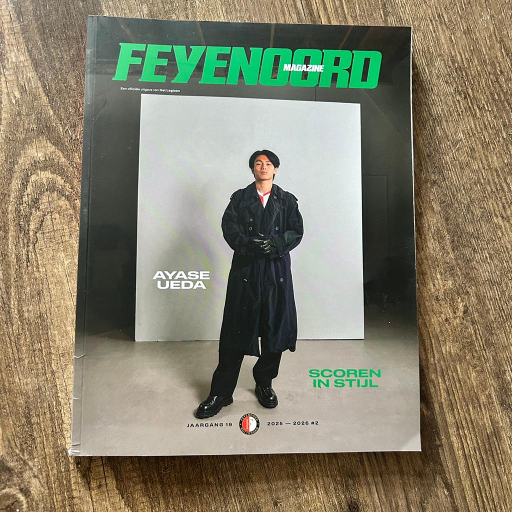 Feyenoord Magazine (Jaargang 19, 2025 - 2026, Nummer 2), Ophalen of Verzenden, Zo goed als nieuw, Sport en Vrije tijd