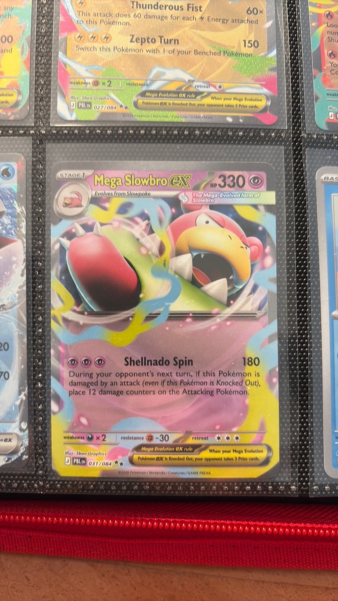 Mega slowbro ex 031/084, Hobby en Vrije tijd, Verzamelkaartspellen | Pokémon, Ophalen of Verzenden, Zo goed als nieuw