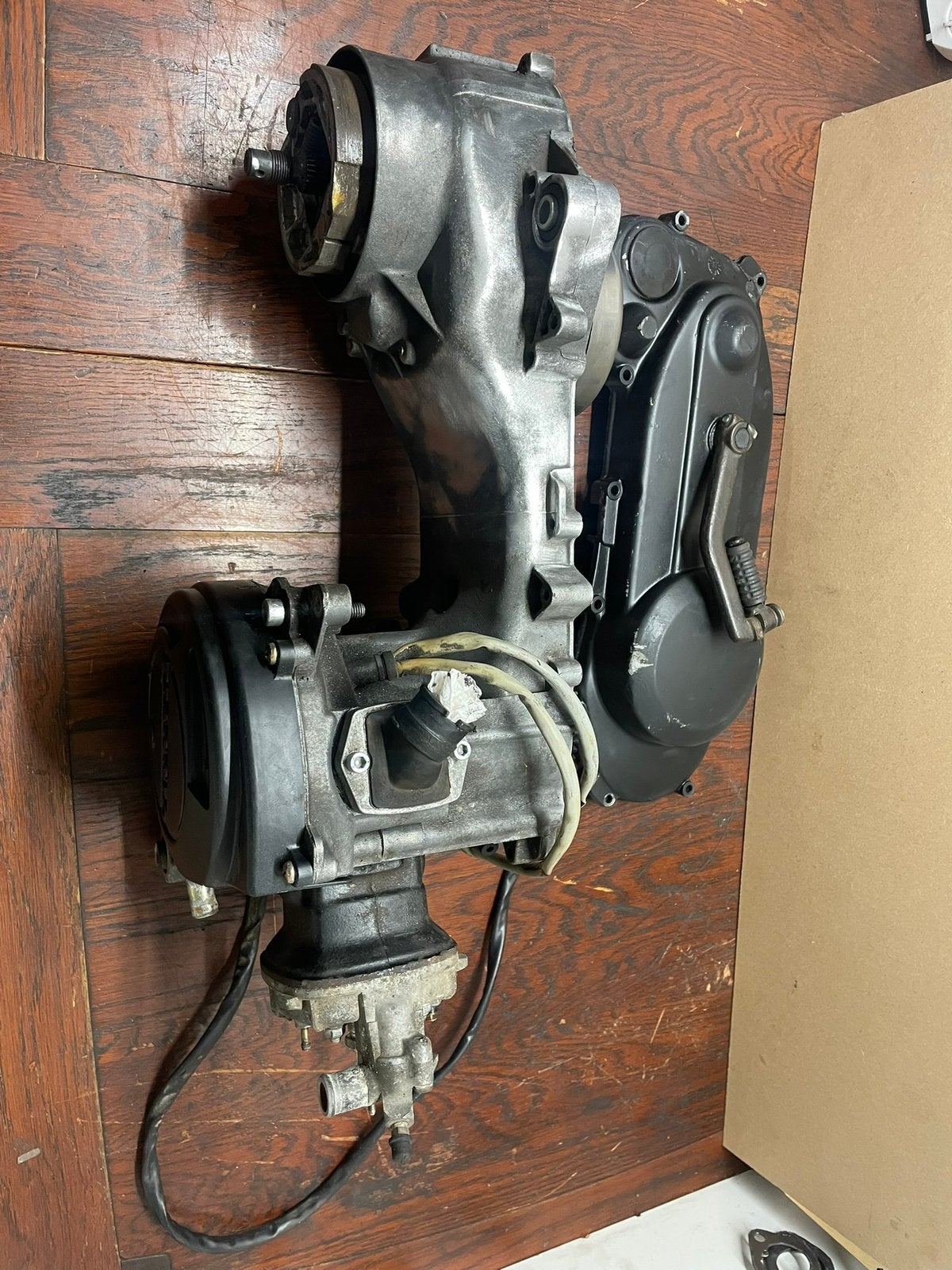 piaggio quartz 50cc motorblok 110mm trommel, Ophalen