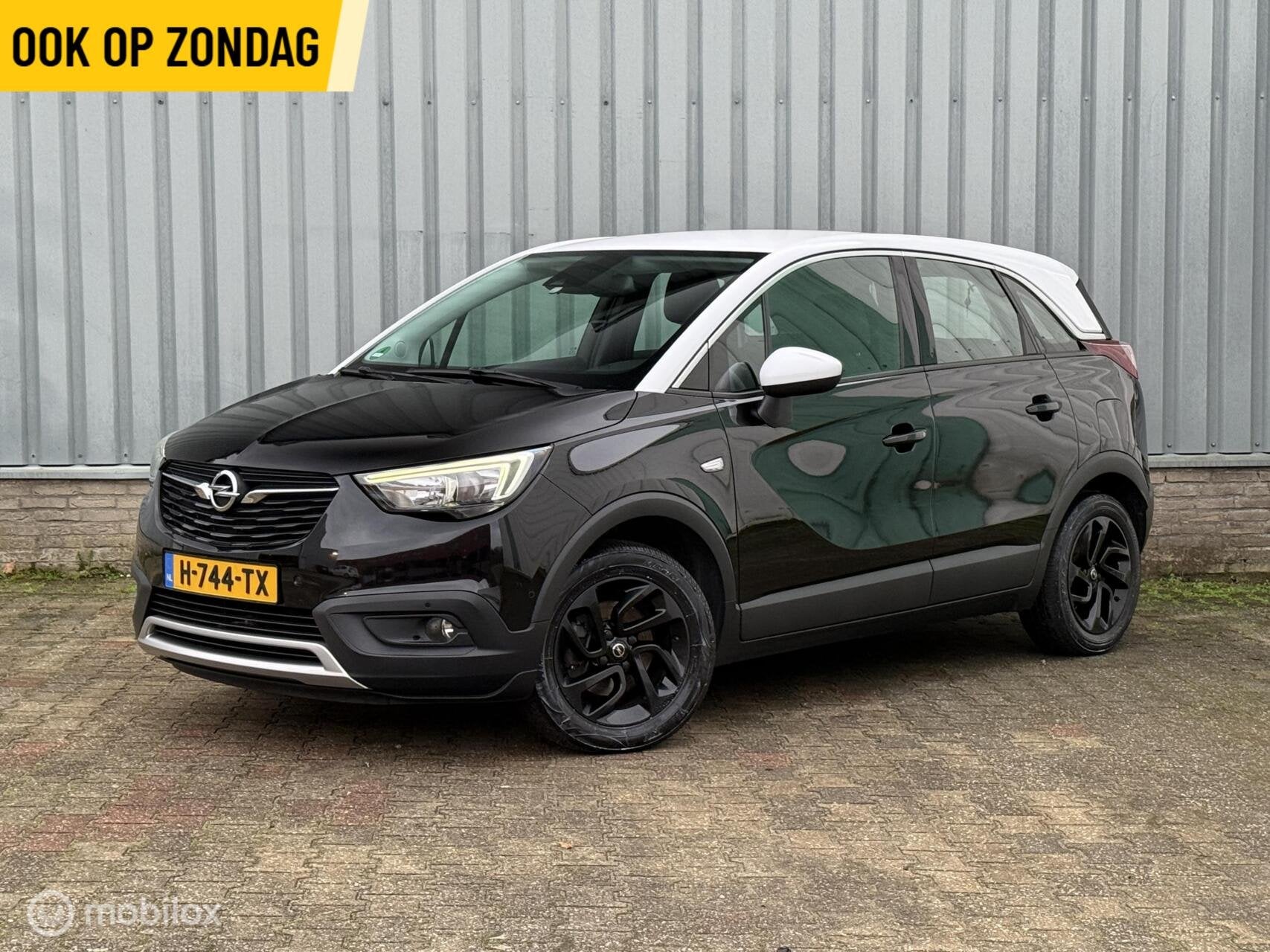 Opel Crossland X 1.2 Turbo | Carplay | Camera | Trekhaak, Auto's, Voorwielaandrijving, 840 kg, 1199 cc, Leder en Stof