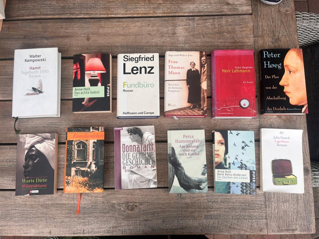 12 duitstalige romans, Ophalen, Gelezen