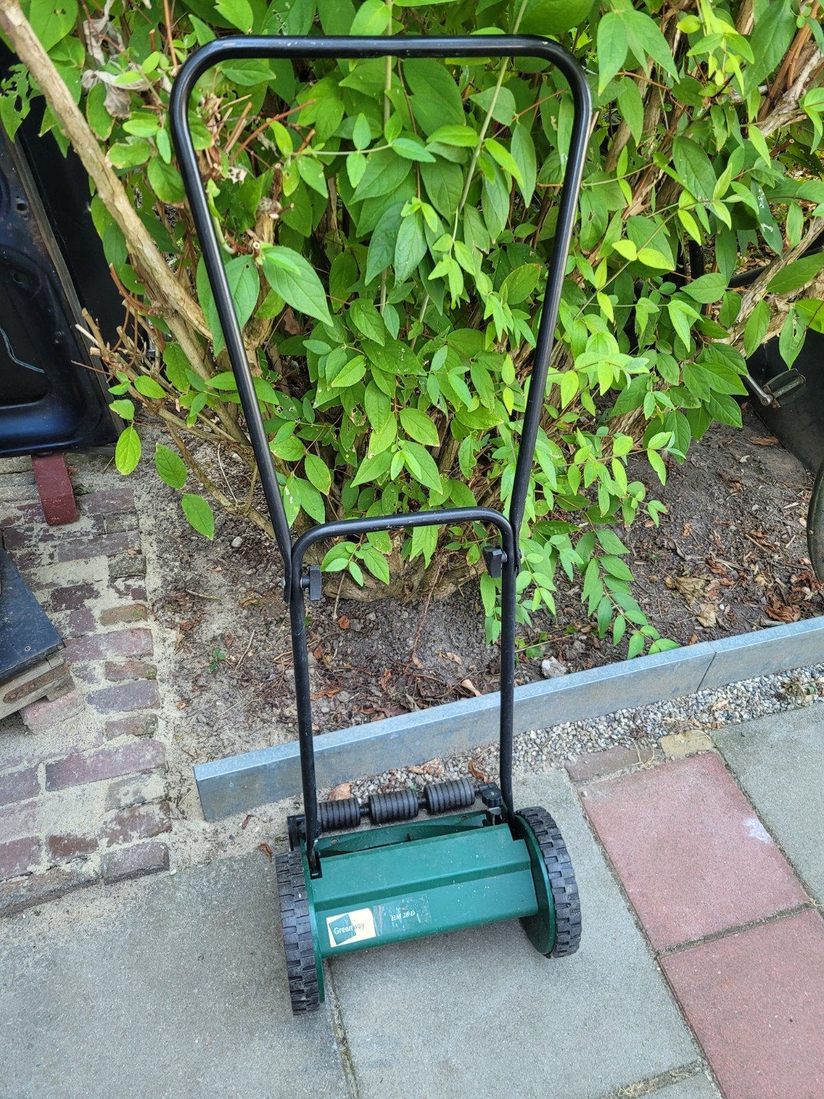Handgrasmaaier, Tuin en Terras, Gebruikt, Handgrasmaaier, Kooimesmaaier, Ophalen