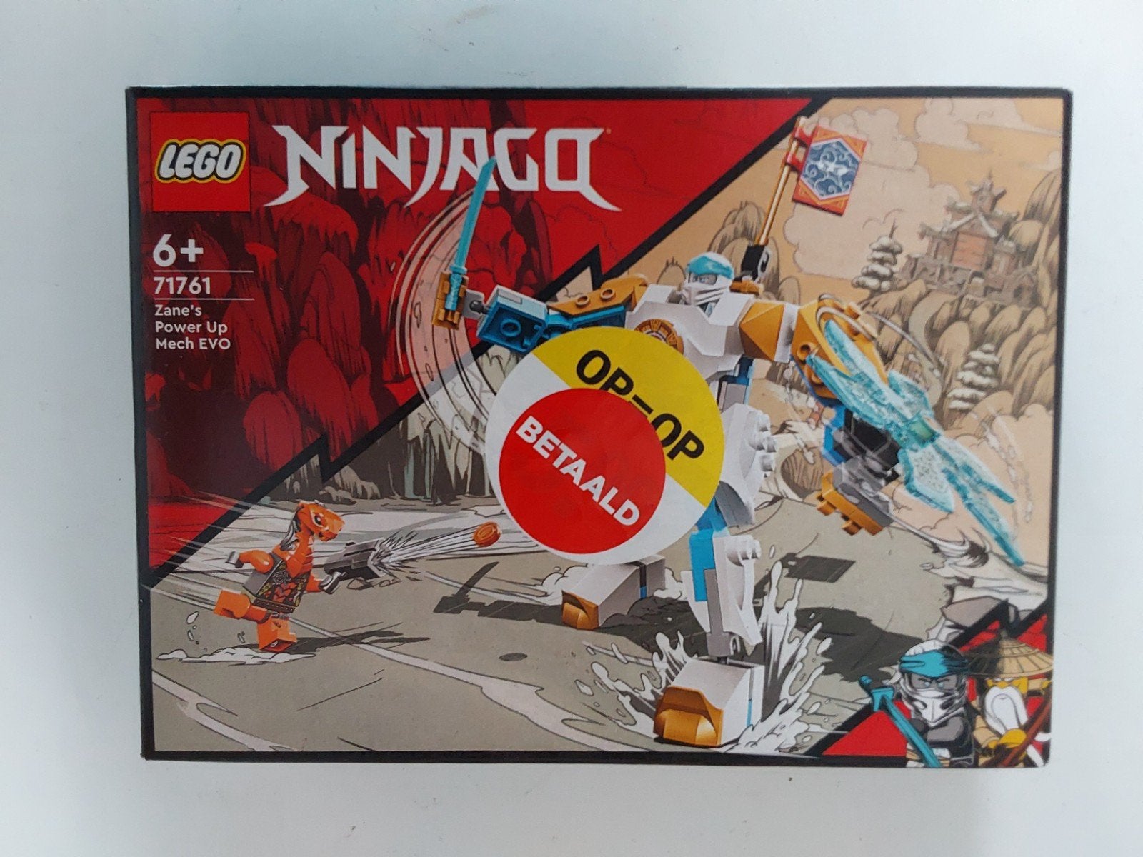 Lego Ninjago 71761 Zane ' s Power Up Mech EVO 🆕️ (in seal), Lego, Nieuw, Ophalen of Verzenden, Compleet