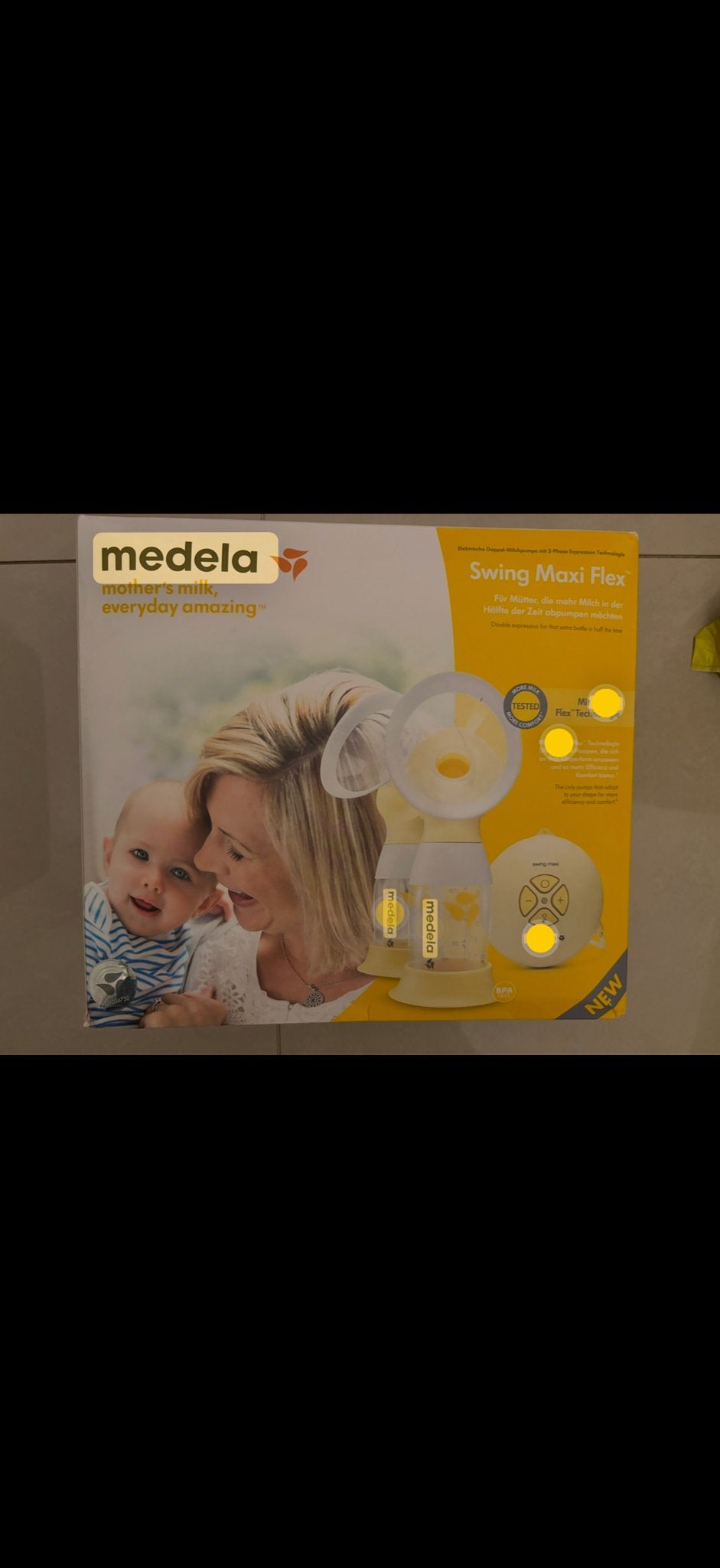 Medela Swing Maxi Flex Dubbele Borstkolf gebruikt, Gebruikt, Dubbelzijdig, Medela, Borstkolf