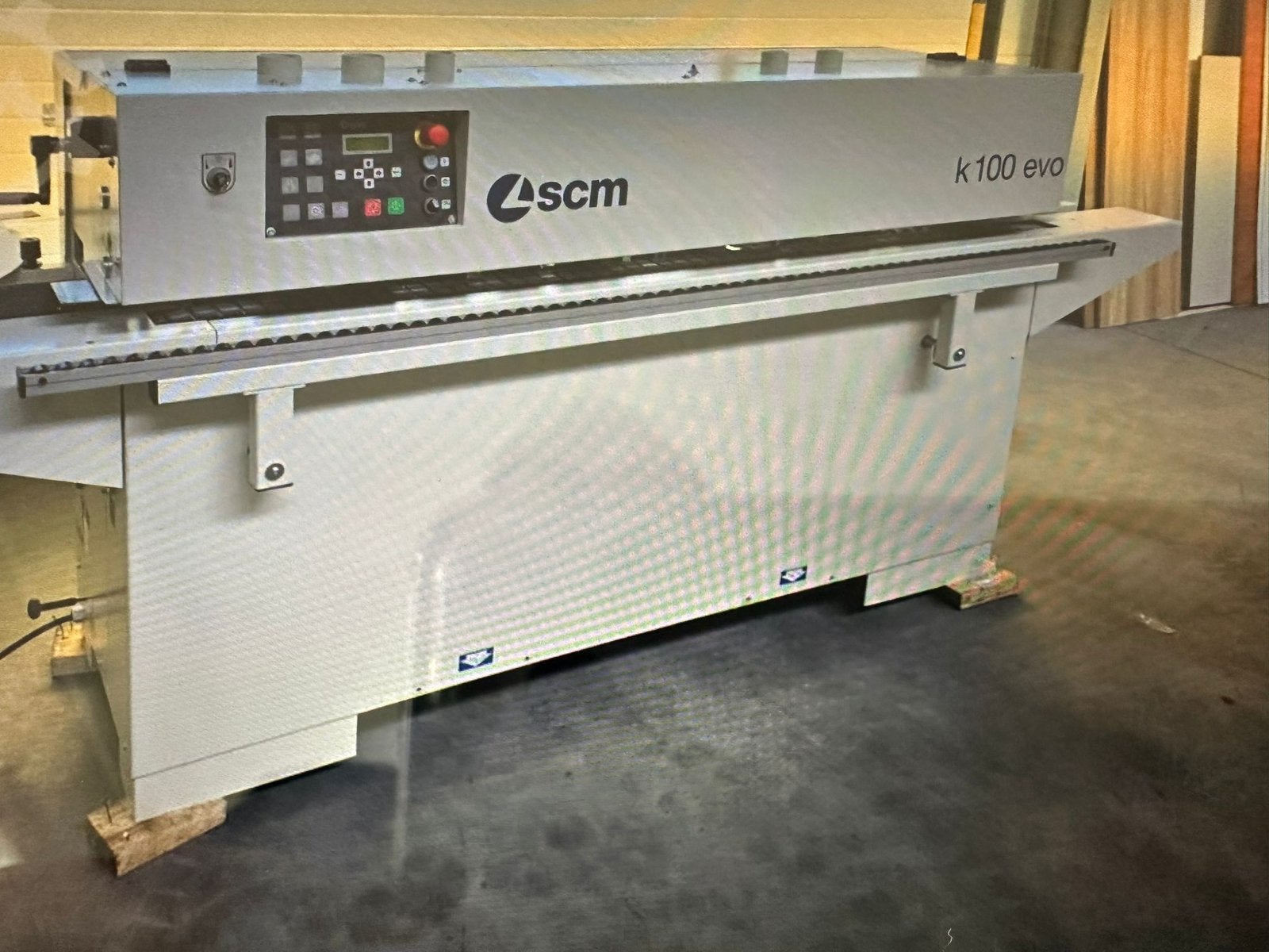 Scm kanten verlijm machine, Ophalen of Verzenden, Gebruikt