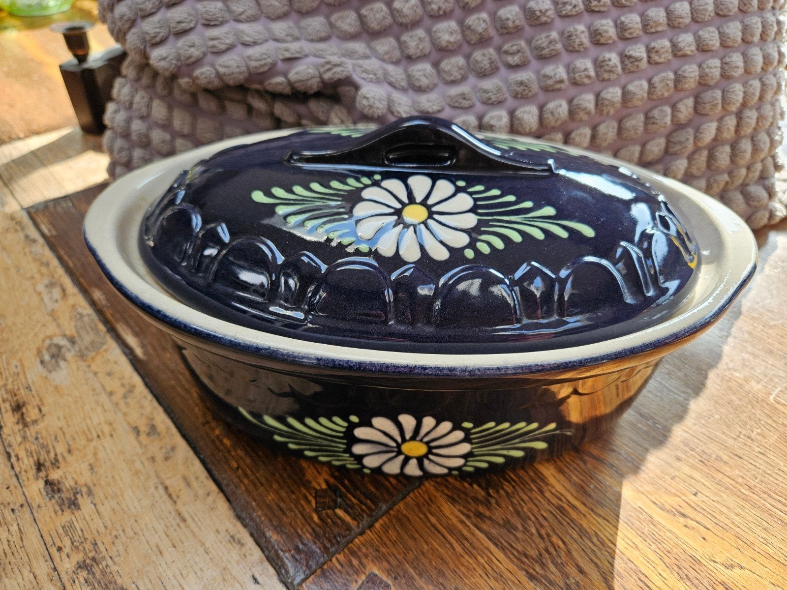 Antieke casserole/Baeckeoffe casserol/antieke ovenschaal, Antiek en Kunst, Ophalen of Verzenden