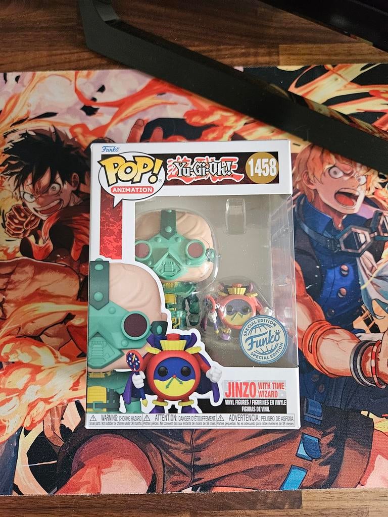 Funko Pop! Yu-Gi-Oh! Jinzo met Time Wizard #1458, Ophalen of Verzenden, Nieuw
