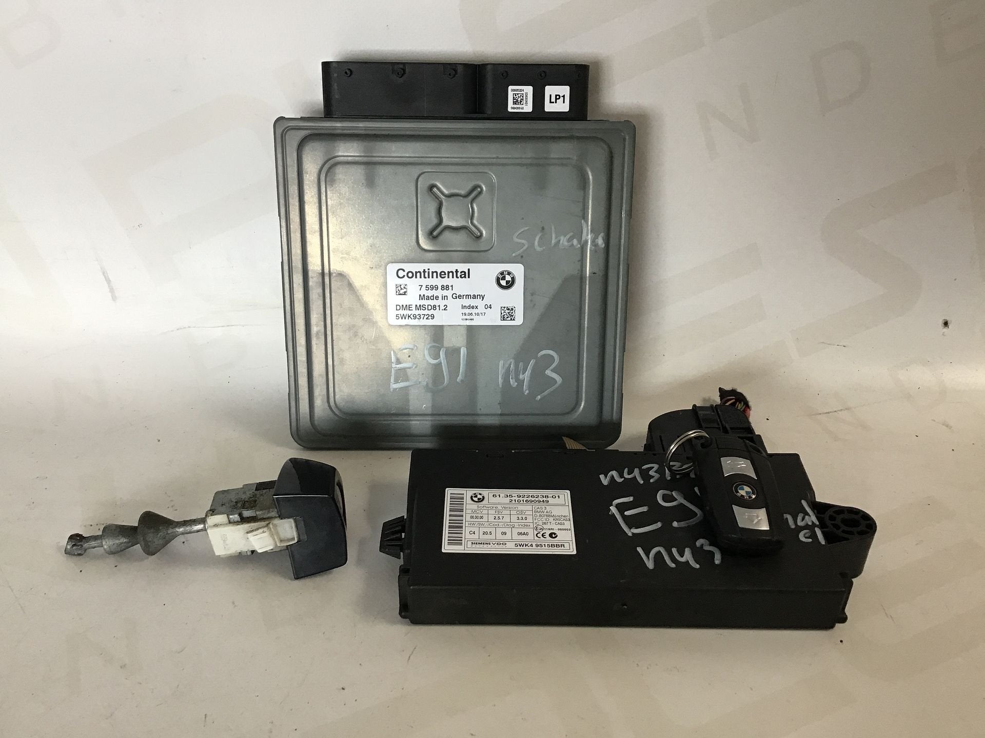 Computer motormanagement set N43B20A BMW E91 7599881, Gebruikt, -, -, Ophalen of Verzenden