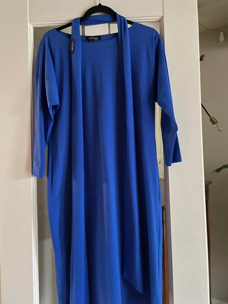 La dress jurkje, Kleding | Dames, Jurken, Maat 38/40 (M), Blauw, Ophalen of Verzenden, Zo goed als nieuw