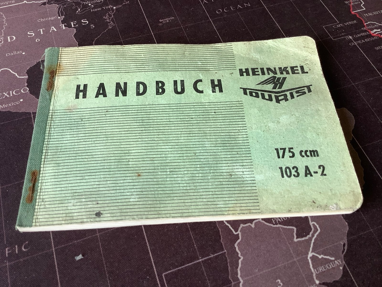Heinkel Tourist 175 ccm 103 A-2 Handleiding (1961), Motoren, Verzenden, Overige merken