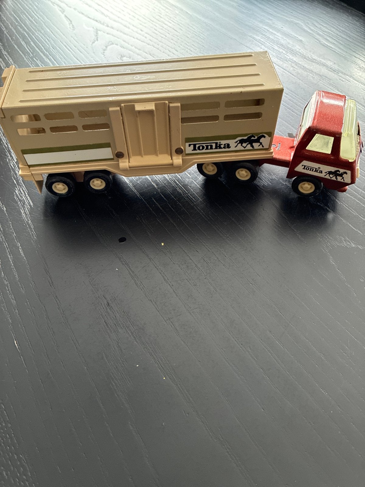 Tonka paardentrailer - Mooie staat, Kinderen en Baby's, Speelgoed | Speelgoedvoertuigen, Ophalen of Verzenden, Zo goed als nieuw