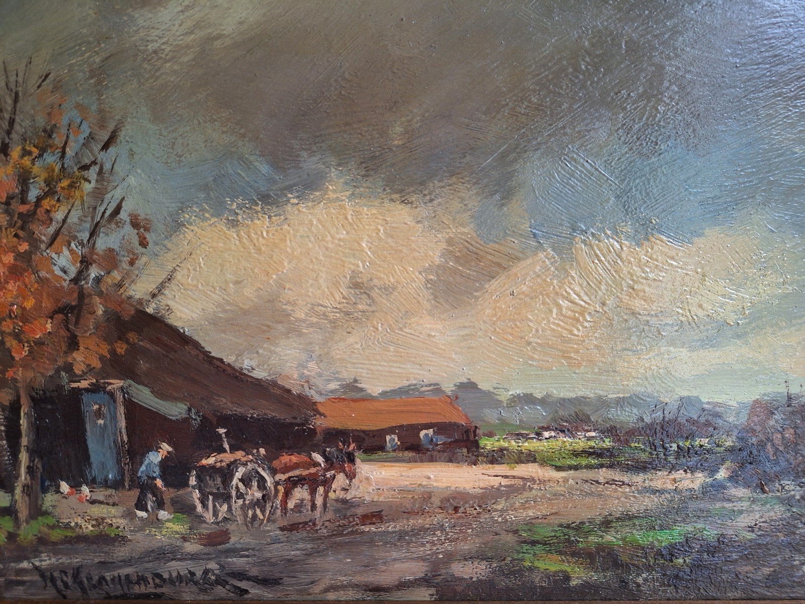 Landelijke voorstelling door H.C. Kranenbur, Ophalen of Verzenden