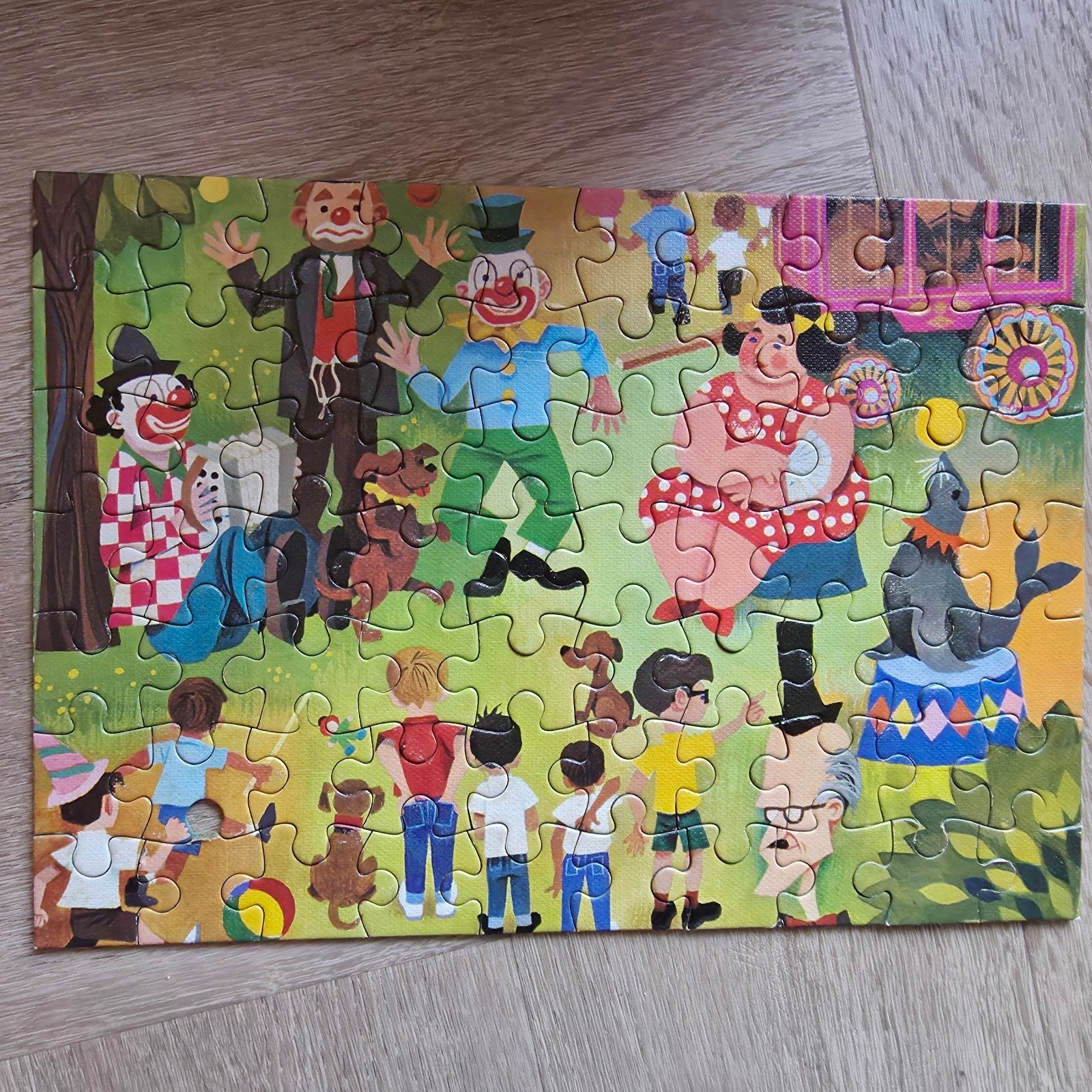Jumbo puzzel Jig Saw, Ophalen of Verzenden, Meer dan 50 stukjes, Gebruikt, 4 tot 6 jaar