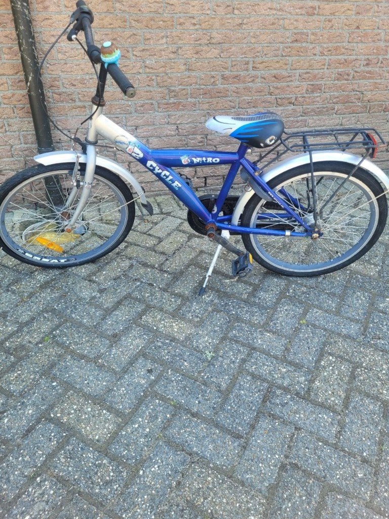 kinderfiets opknapper, Ophalen, Gebruikt, 20 inch, Handrem