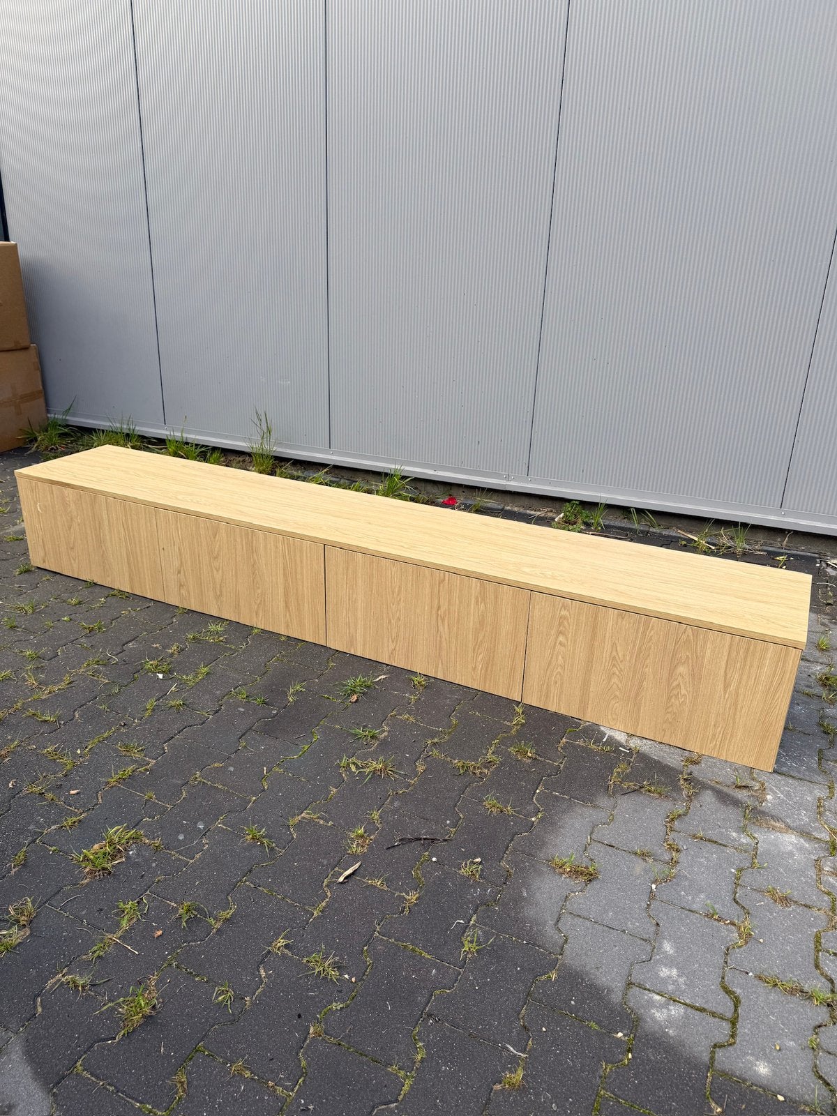 Nieuwe eiken tv kasten meubels, Ophalen, Zo goed als nieuw, 25 tot 50 cm, Minder dan 100 cm