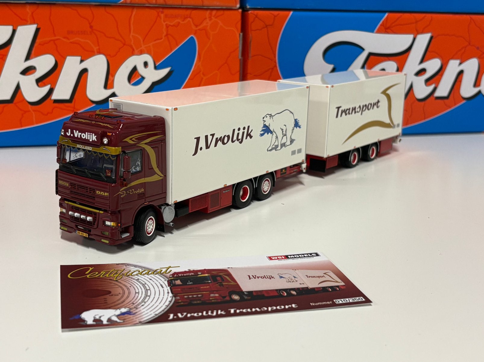 Wsi J.Vrolijk Daf combi, Ophalen of Verzenden, Zo goed als nieuw, Bus of Vrachtwagen, Wsi