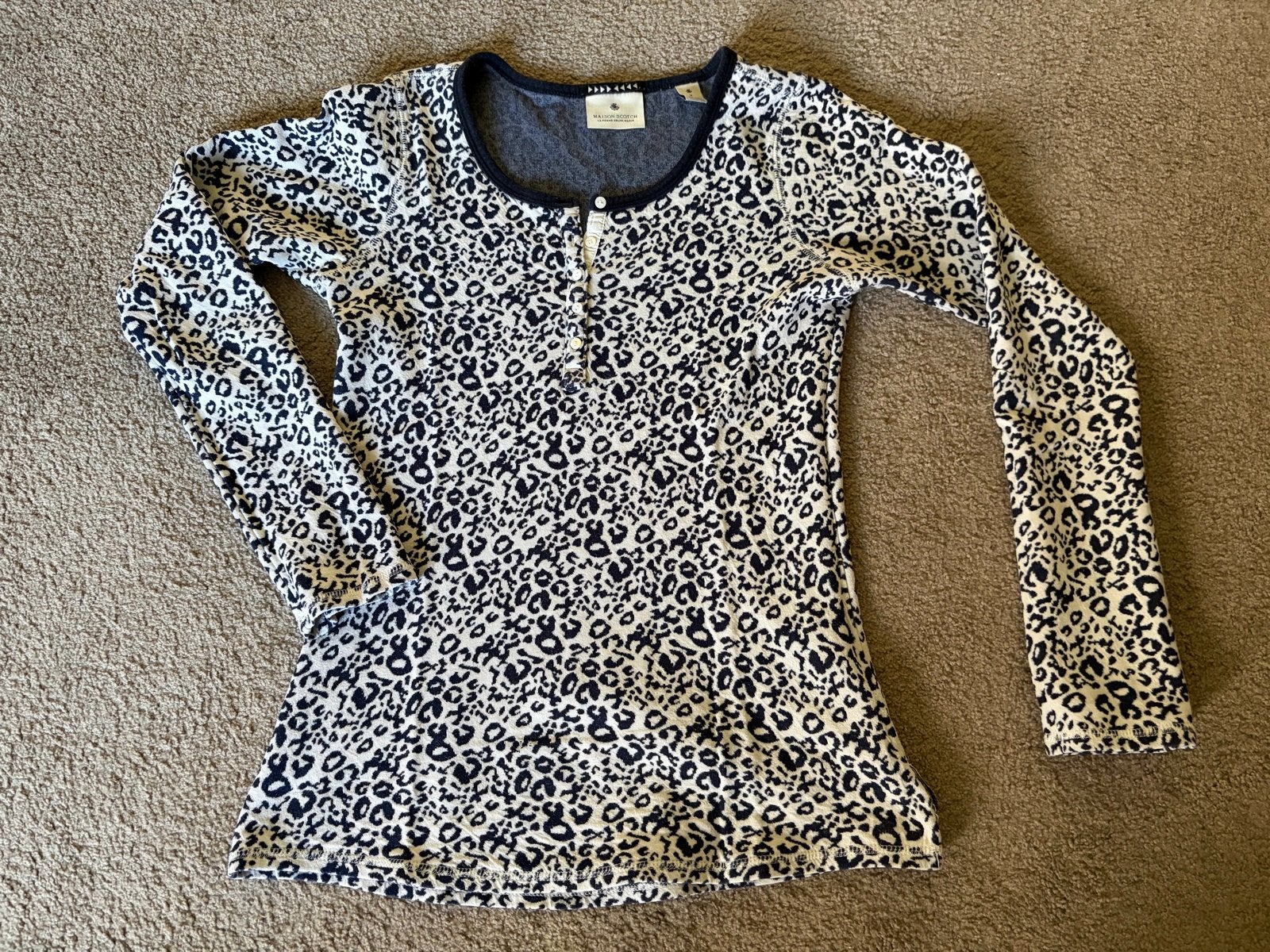 Maison Scotch sweater | maat 2, Ophalen of Verzenden, Gedragen, Maat 38/40 (M), Blauw
